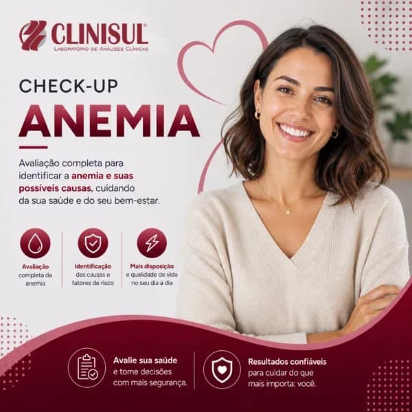 Imagem Check-up Anemia | Clinisul