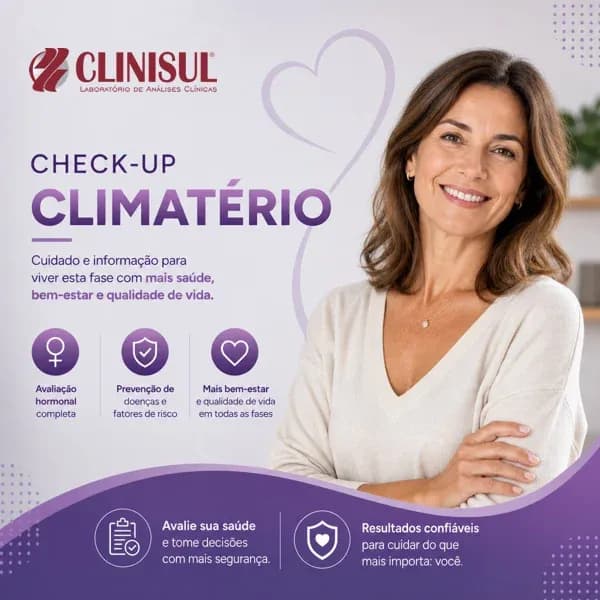 Imagem Check-up Climatério | Clinisul