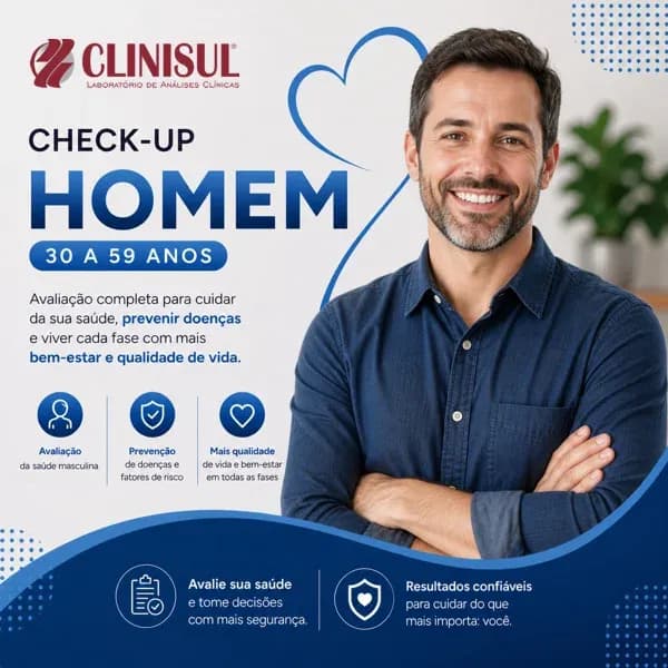 Imagem Check-up Homem | Clinisul