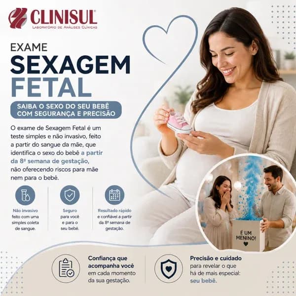 Imagem Sexagem Fetal | Clinisul
