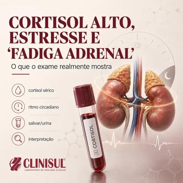 Imagem artigo Cortisol | Clinisul