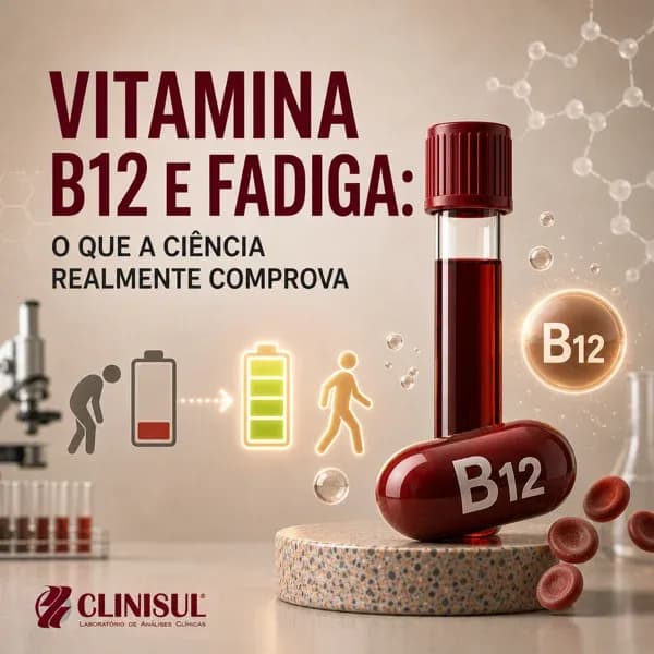 Vitamina B12 e fadiga: o que a ciência realmente comprova