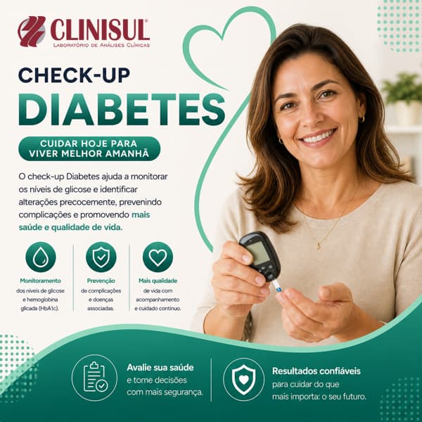 Ilustração Check-up Diabetes