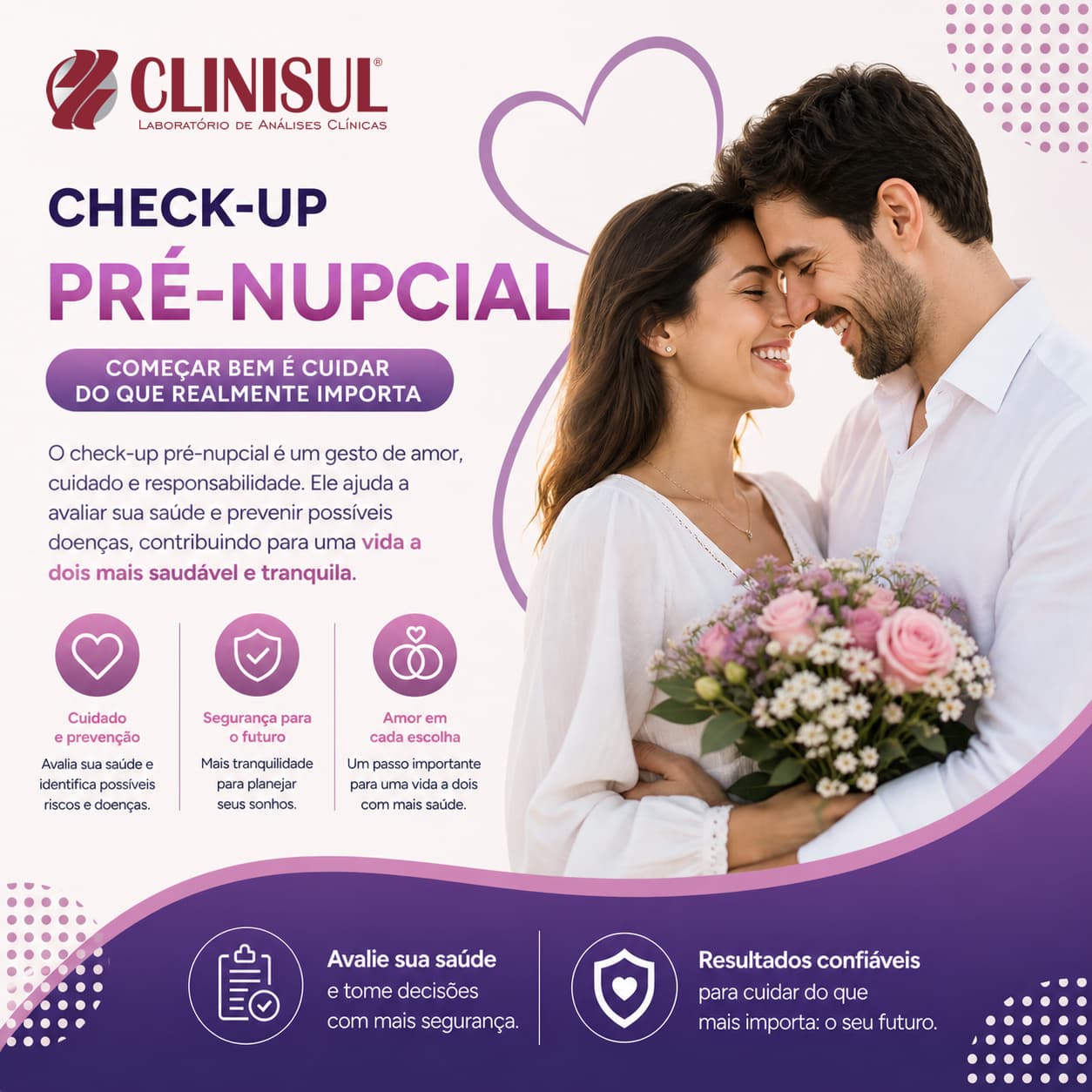 Ilustração Check-up Pré-Nupcial