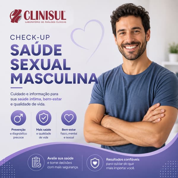 Ilustração Check-up Saúde Sexual Masculina