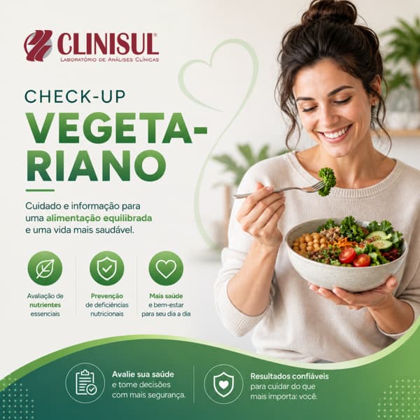 Ilustração Check-up Vegetariano